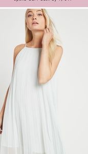 Bcbgeneration chiffon pleated maxi dress sz s